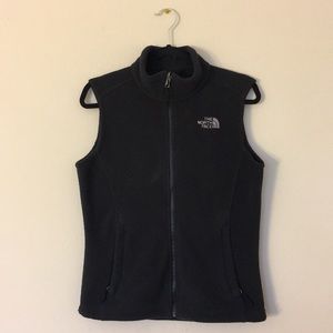 The North Face Black Zip Vest